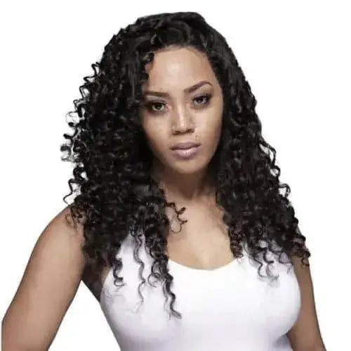 HD Glueless Deep Wave Lace Frontal Wig ~ 100% Human Hair - HookedOnBundles Virgin Hair HookedOnBundles Virgin Hair